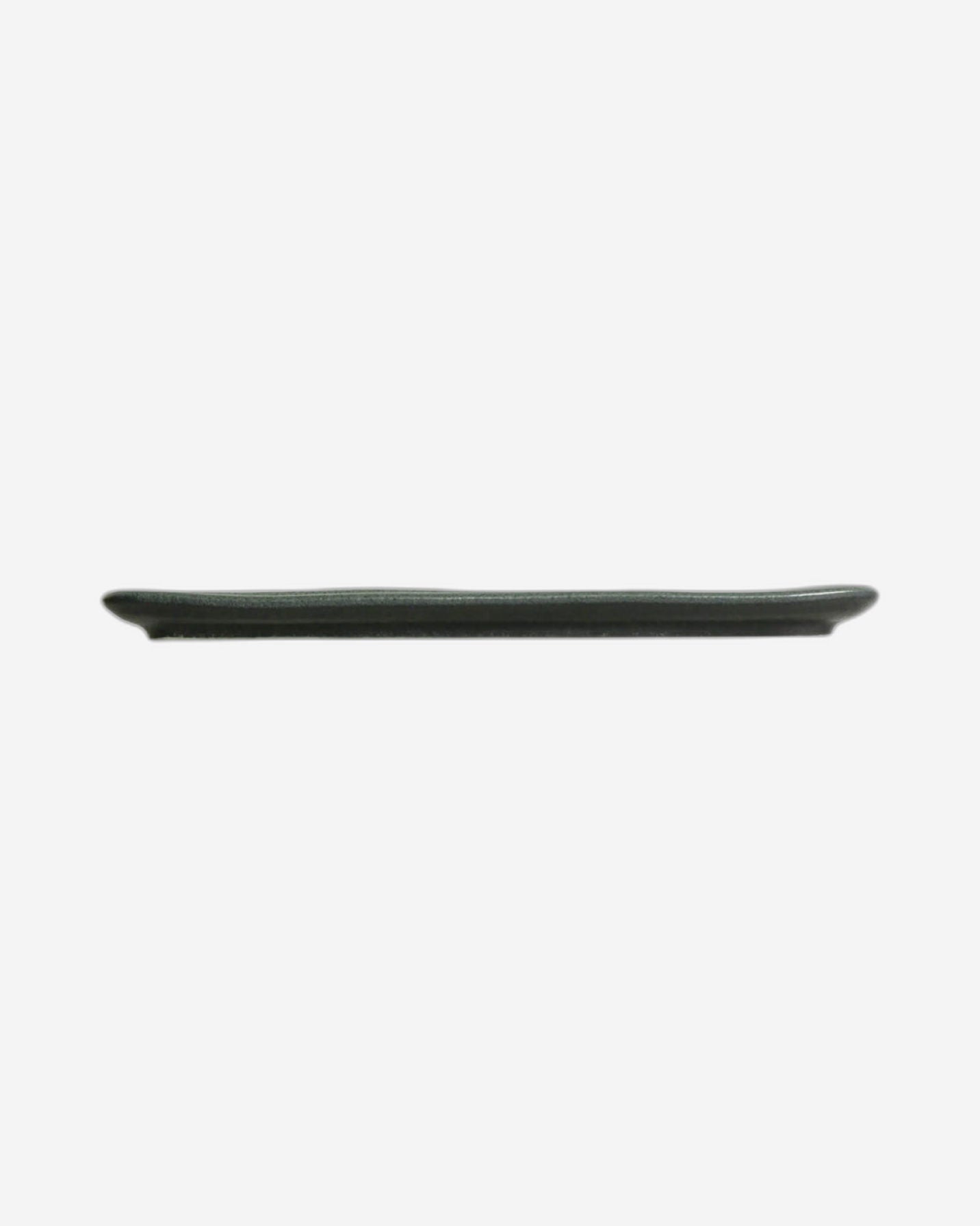 Organic Rectangular Platter Stoneware 33X13Cm Greenery Made In Brazil