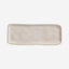 Organic Rectangular Platter Stoneware 33X13Cm Latte Made In Brazil