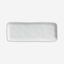 Organic Rectangular Platter Stoneware 33X13Cm New White Made In Brazil
