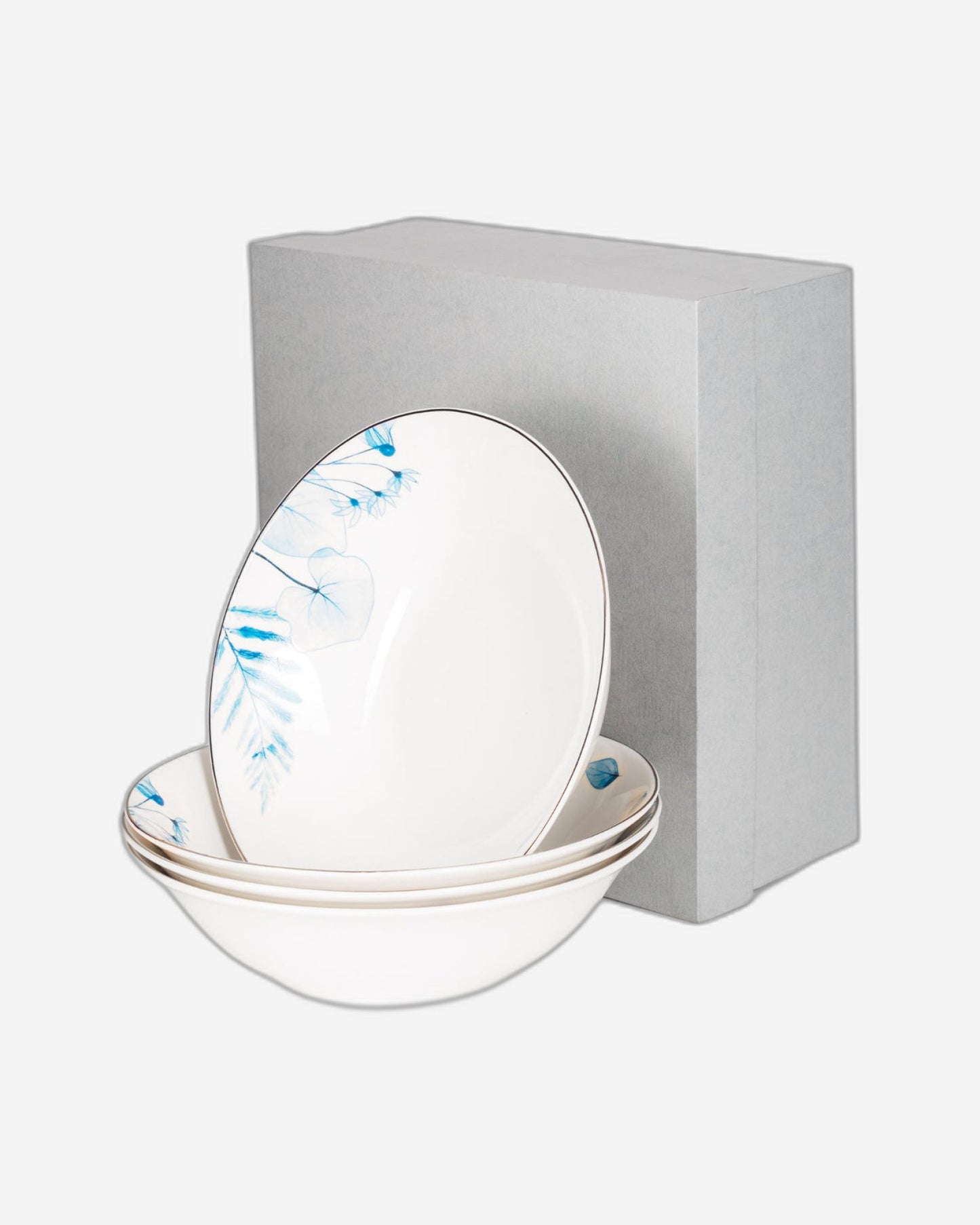 Fissman Salad Bowl Lyon Porcelain 4Pc 18cm