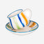 Fissman Mug & Saucer Porcelain Elegant Design 180ml