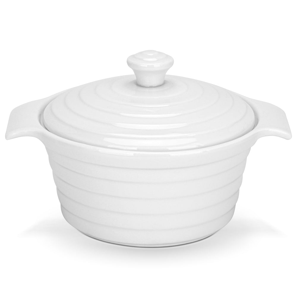 Fissman Baking Dish, Round Mini Pot with Lid 13x6cm/340ml
