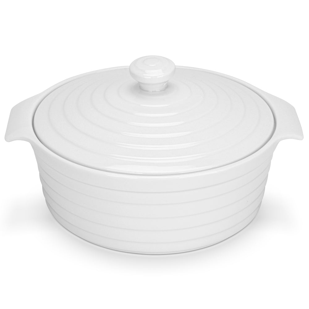 Fissman Baking Dish,Round Mini Pot with Lid 21.5x8cm/1.5LTR