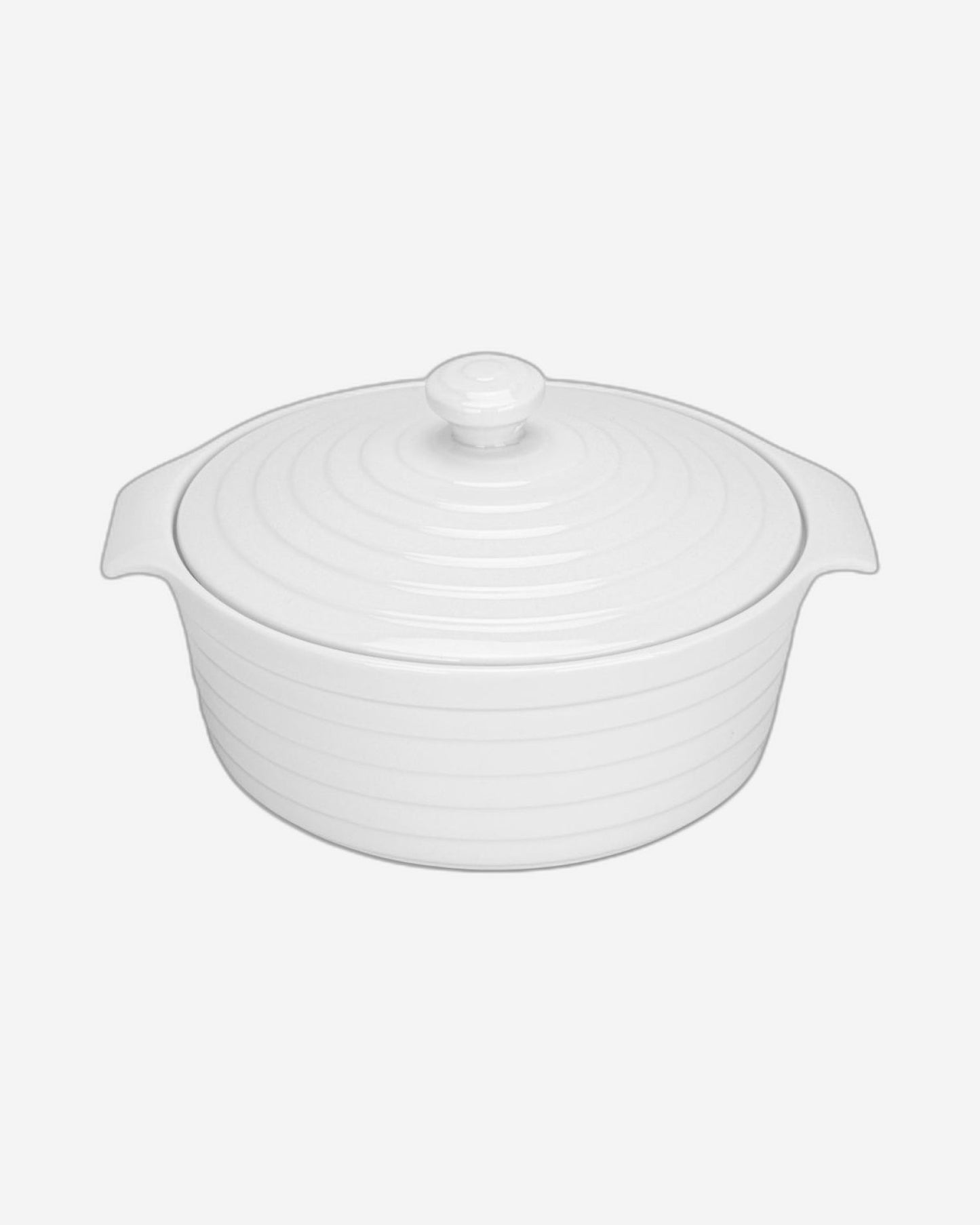 Fissman Dish Round Pot Porcelain 1.5L