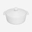 Fissman Dish Round Pot Porcelain 1.5L