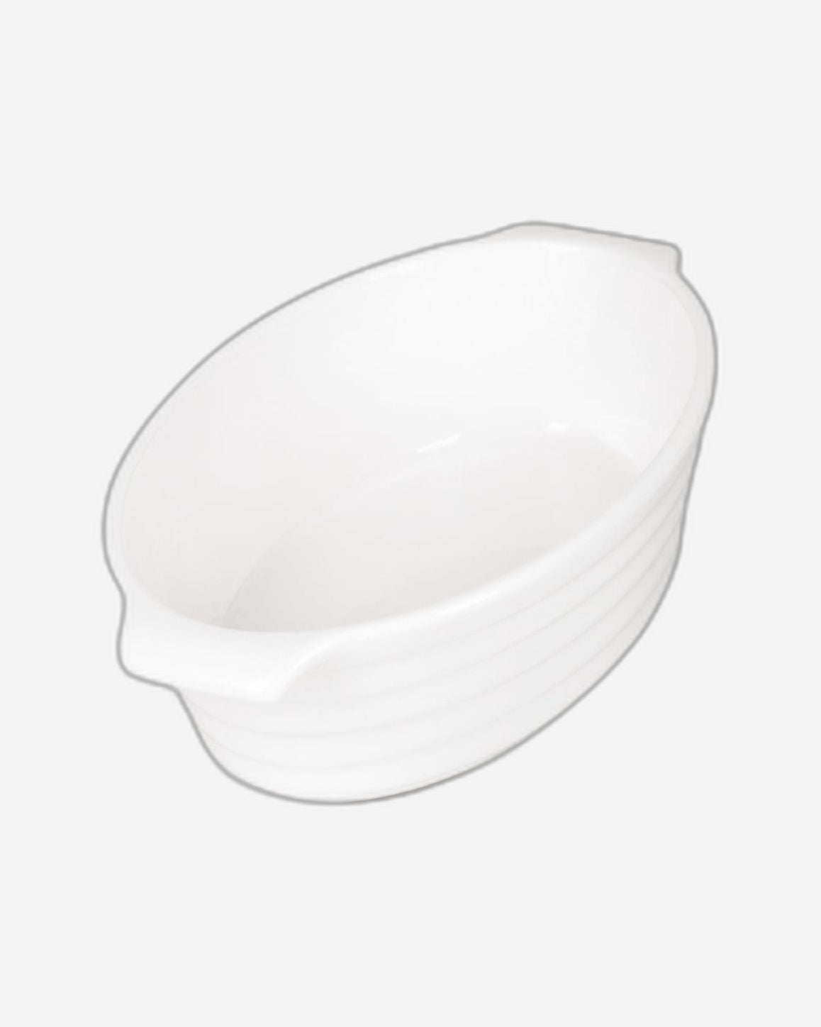 Fissman Dish Oval Porcelain 3Pc 220ml