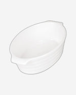 Fissman 3 Piece Oval Baking Dish 13x10?4.5cm/220ml Porcelain