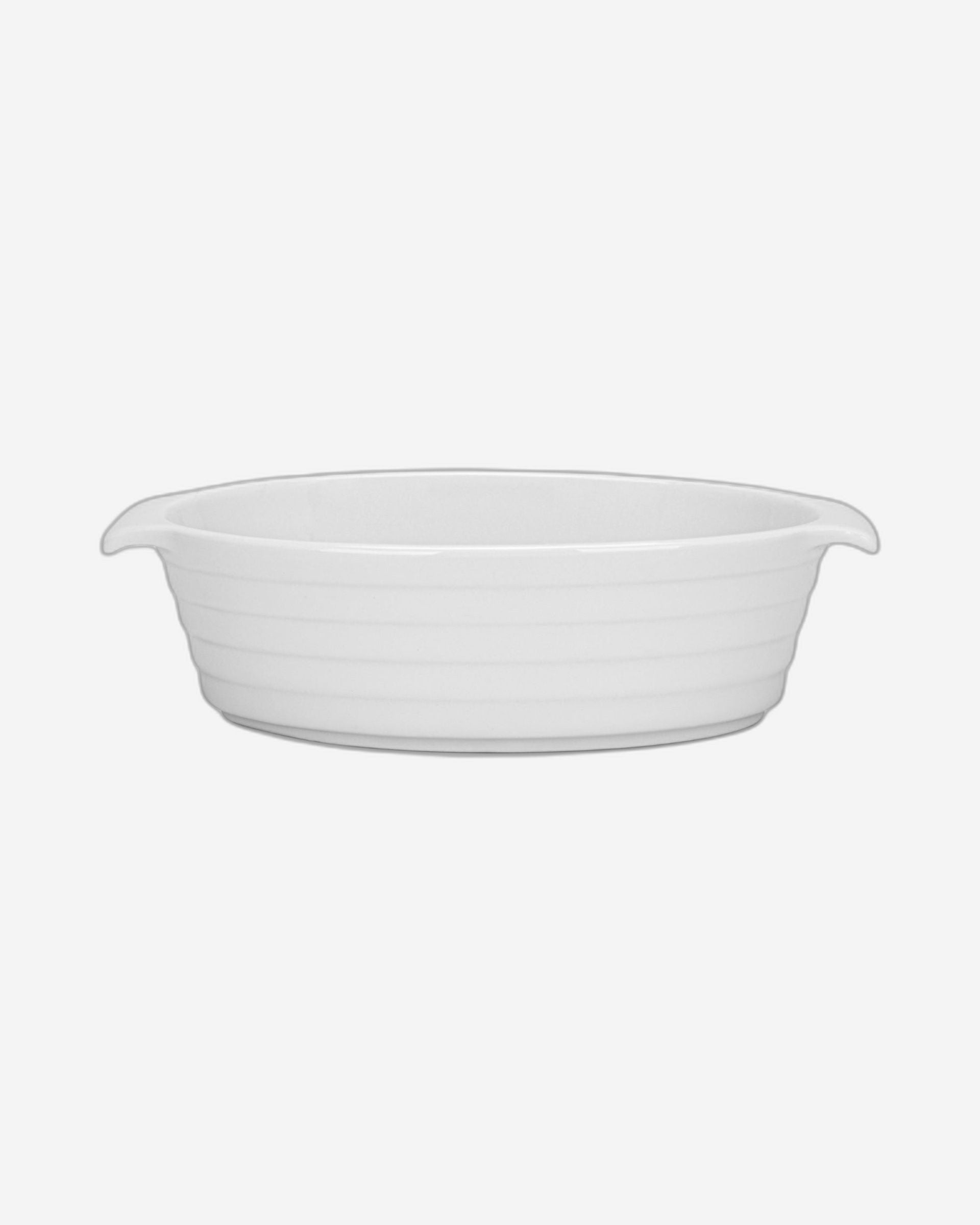 Fissman 3 Piece Oval Baking Dish 13x10?4.5cm/220ml Porcelain