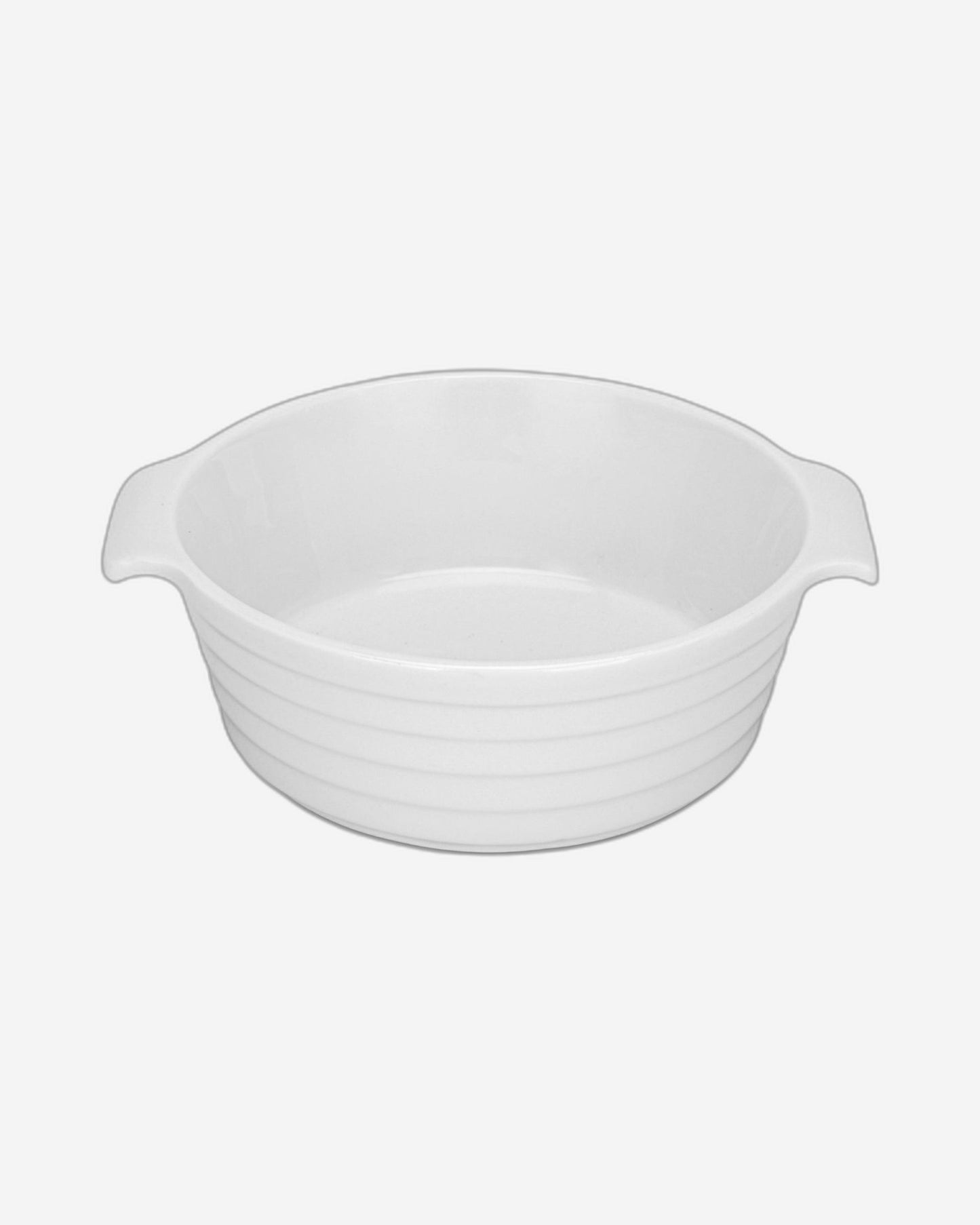 Fissman Dish Round Porcelain 3Pc 220ml