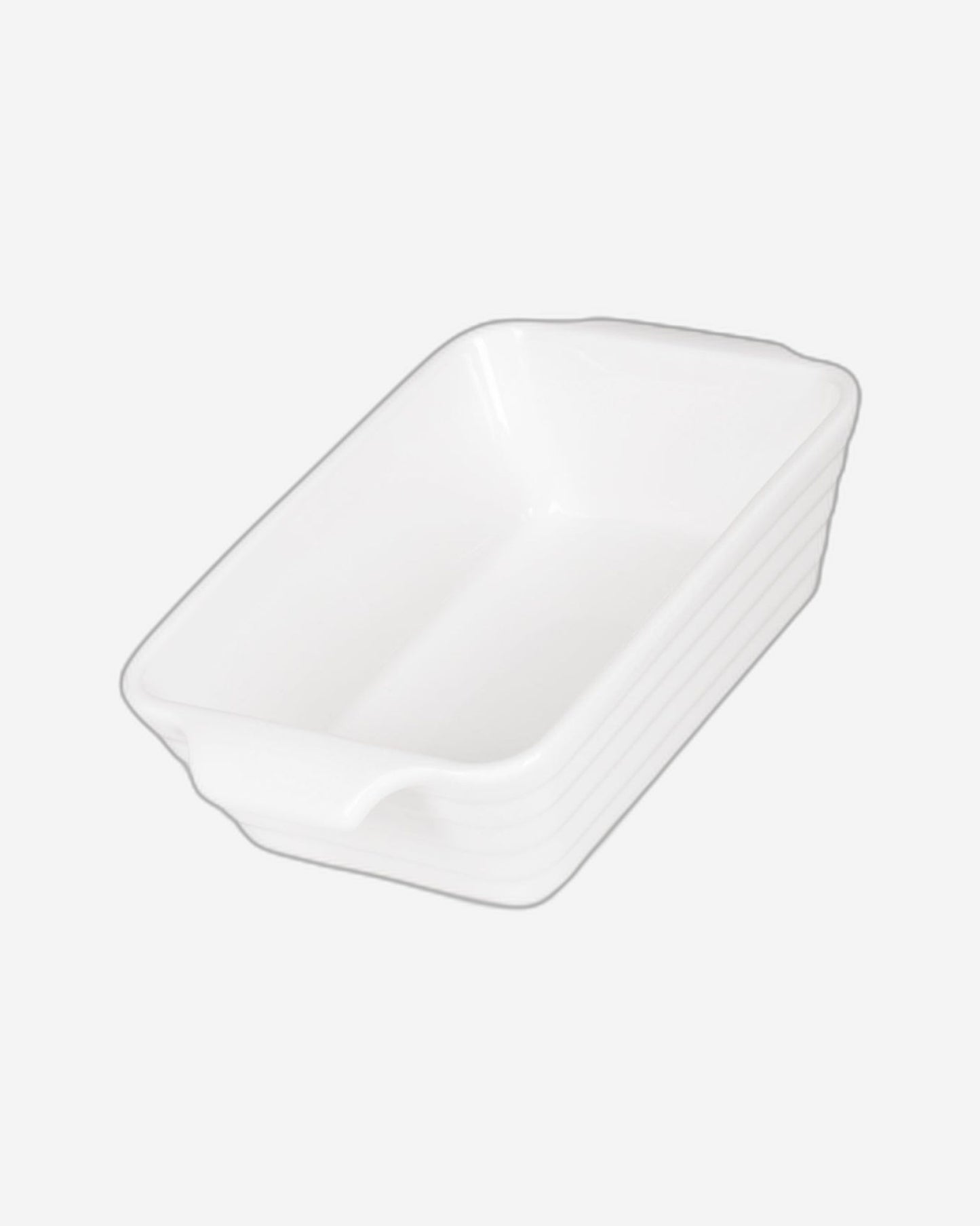Fissman 3 Piece Rectangular Baking Dish 13x9x4.5cm/220ml Porcelain