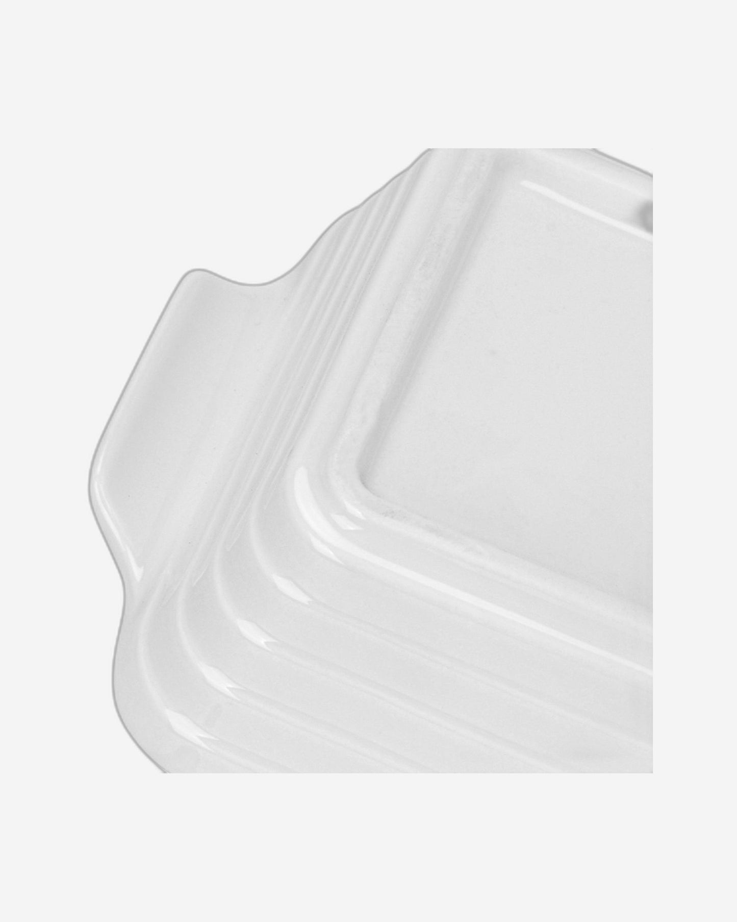 Fissman 3 Piece Rectangular Baking Dish 13x9x4.5cm/220ml Porcelain