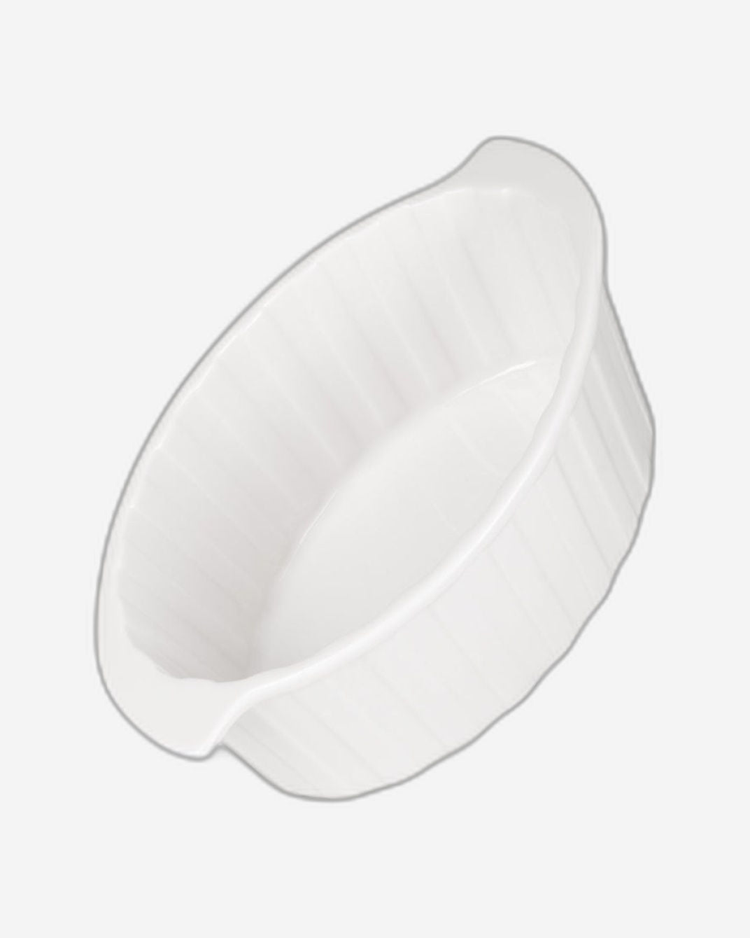 Fissman Dish Oval Porcelain 3Pc 240ml