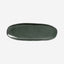 Organic Shallow Oval Platter Stoneware 36X13Cm Greenery Made In Brazil