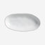 Organic Deep Oval Platter Stoneware 32X16Cm 650Ml New White Made In Brazil
