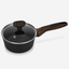 Fissman Non Stick Aluminium Sauce Pan Cuisine 16×7.5cm / 1.3L with Glass Lid