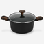 Fissman Non Stick Aluminium Stockpot Cuisine 24×12cm / 4.6L with Glass Lid
