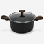 Fissman Non Stick Aluminium Stockpot Cuisine 28×13.5cm / 7.1L with Glass Lid