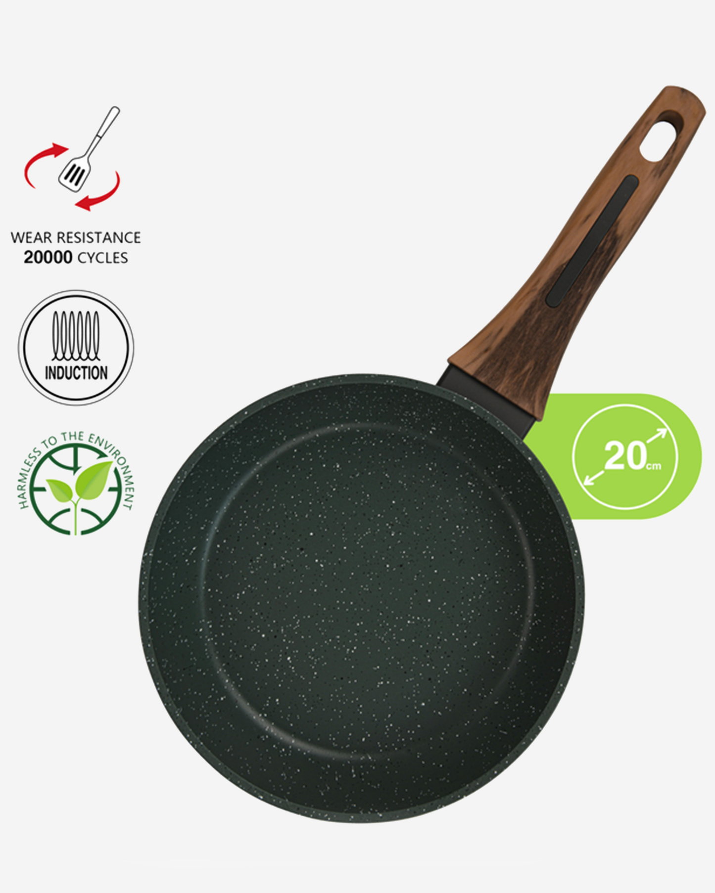Fissman Non Stick Aluminium Frying Pan Cuisine 20×5cm