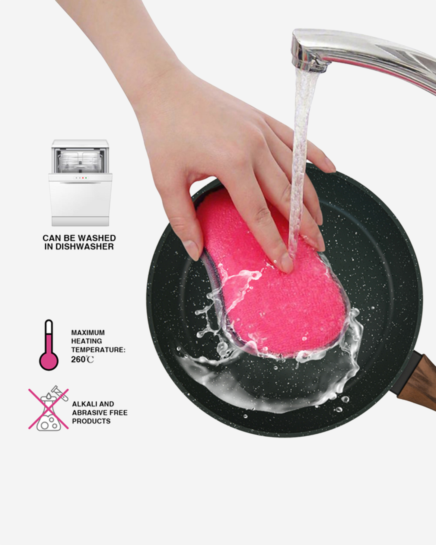 Fissman Non Stick Aluminium Frying Pan Cuisine 24×5.5cm