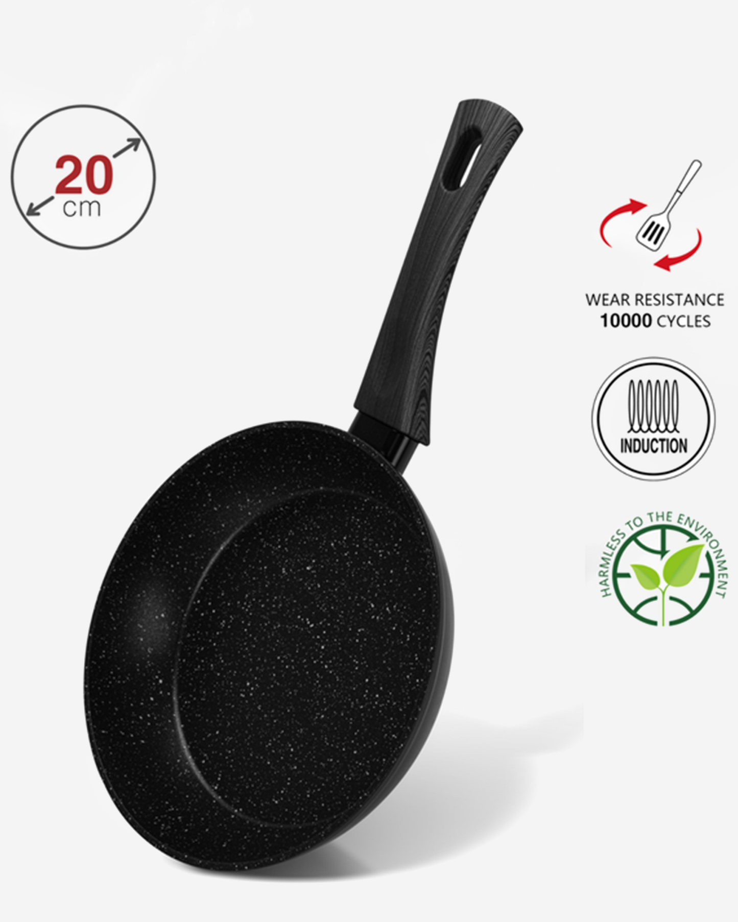 Fissman Non Stick Aluminium Frying Pan Angela 20×4.5cm