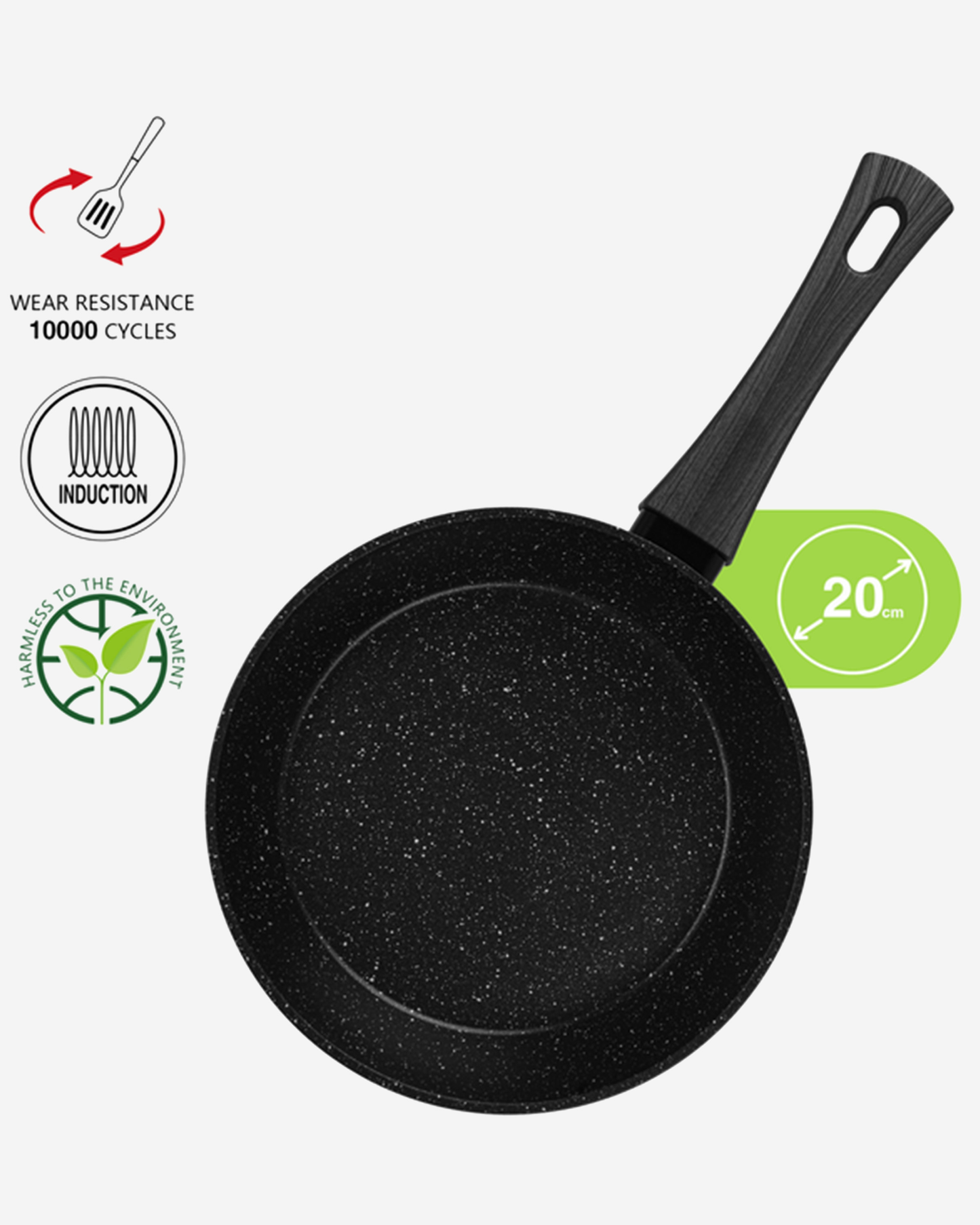Fissman Non Stick Aluminium Frying Pan Angela 20×4.5cm