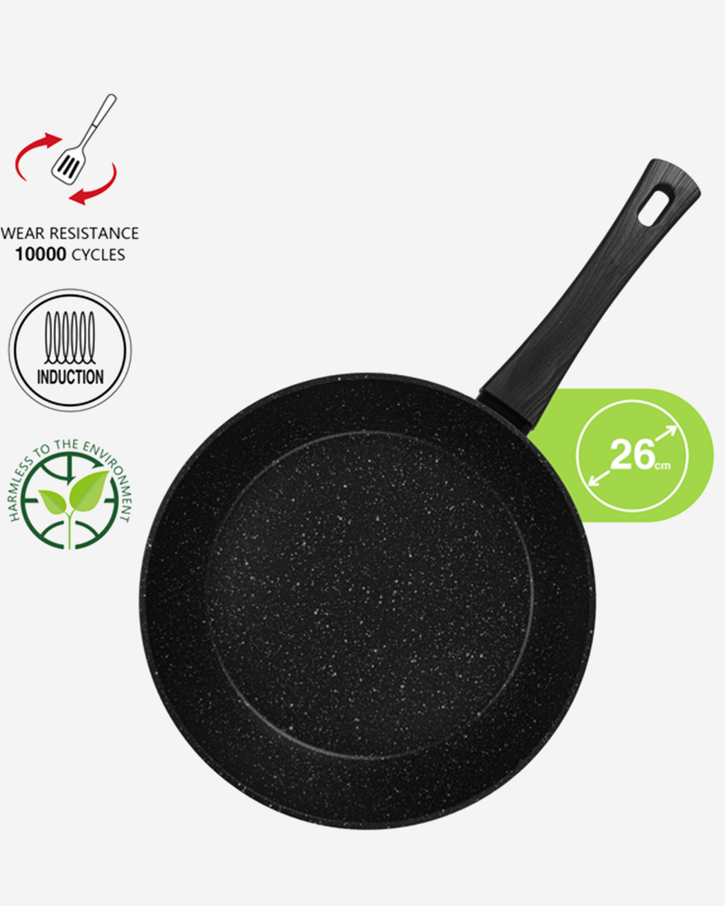 Fissman Non Stick Aluminium Frying Pan Angela 26×5.2cm