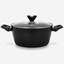 Fissman Non Stick Aluminium Stockpot Angela 24×11cm / 4.2L with Glass Lid