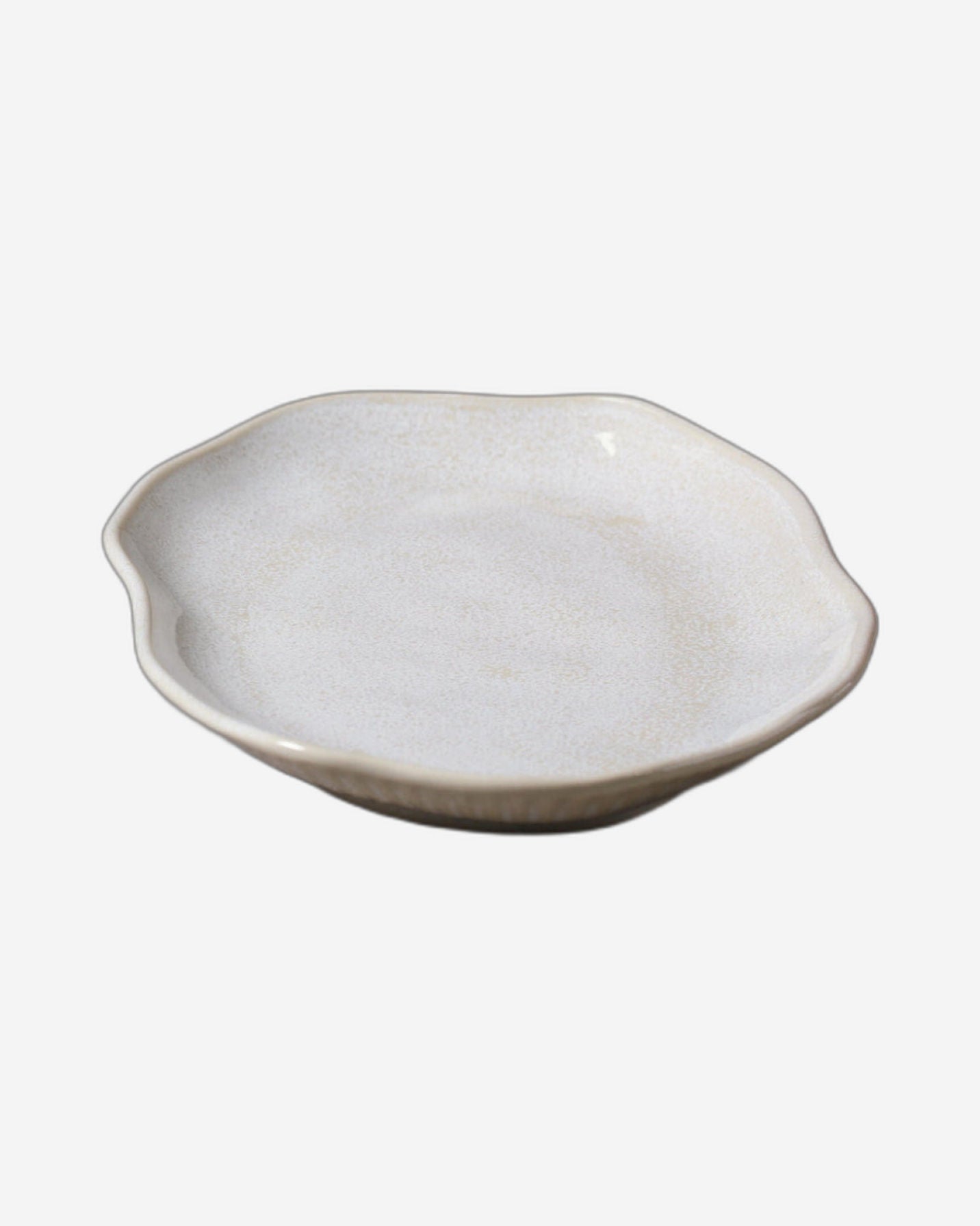 Bio Shallow Oval Platter Stoneware 30X20Cm Latte Made In Brazil