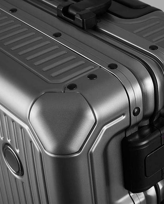 Echolac Shogun Classic 20" 4 Double Wheel Cabin Luggage Trolley Dark Grey - CTA148 Dark Grey 20