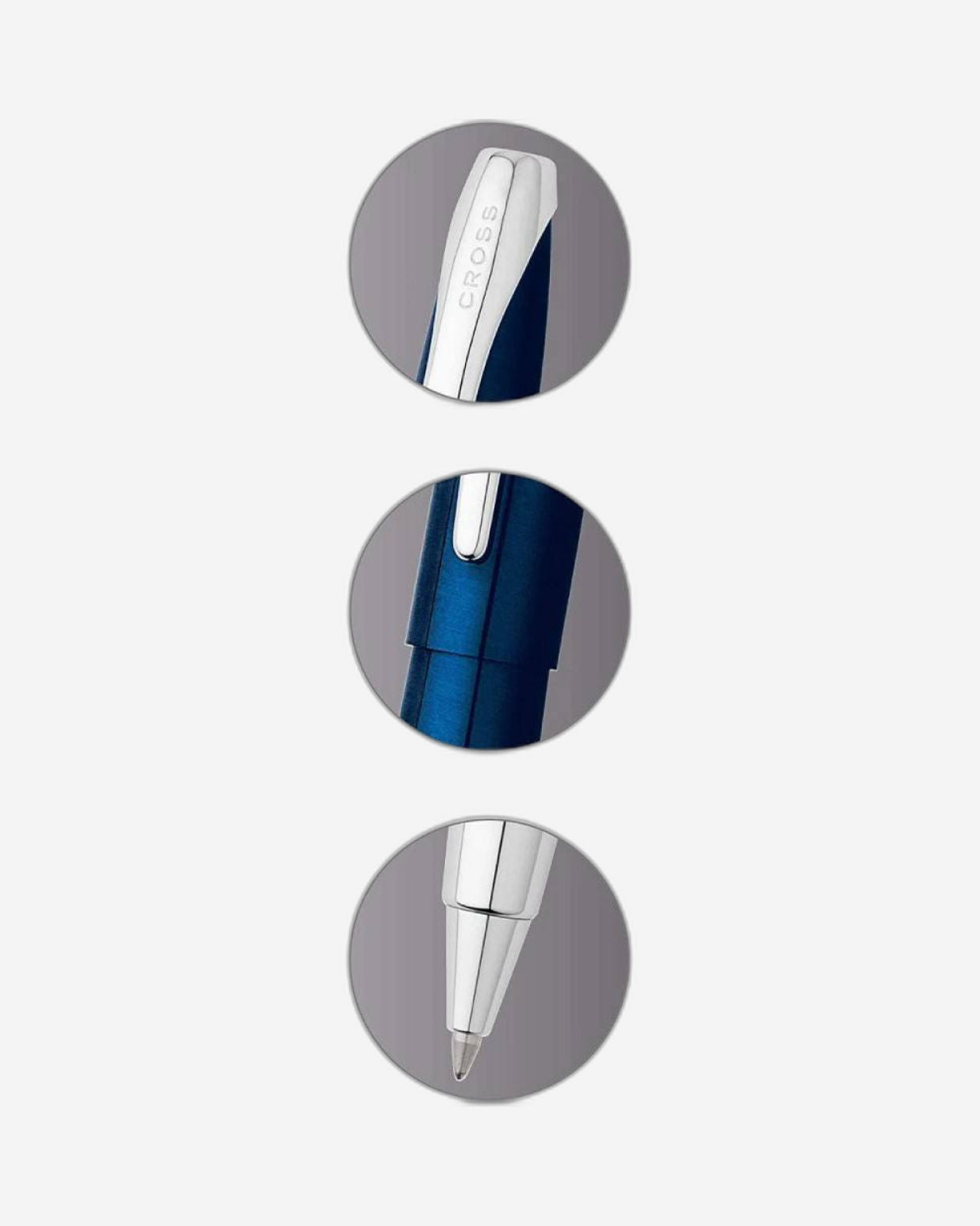 Cross ATX® Translucent Blue Lacquer Rollerball Pen - 885-37