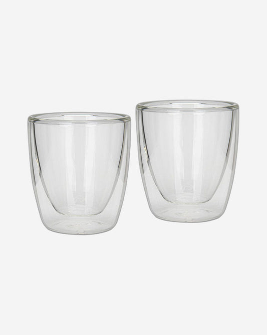 Fissman 2 Piece Double Wall Glasses 80 Ml Borosilicate Glass