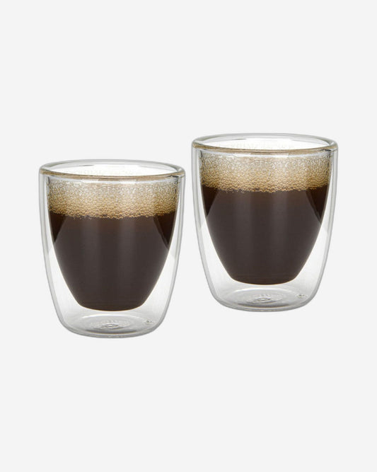 Fissman 2 Piece Double Wall Glasses 80 Ml Borosilicate Glass