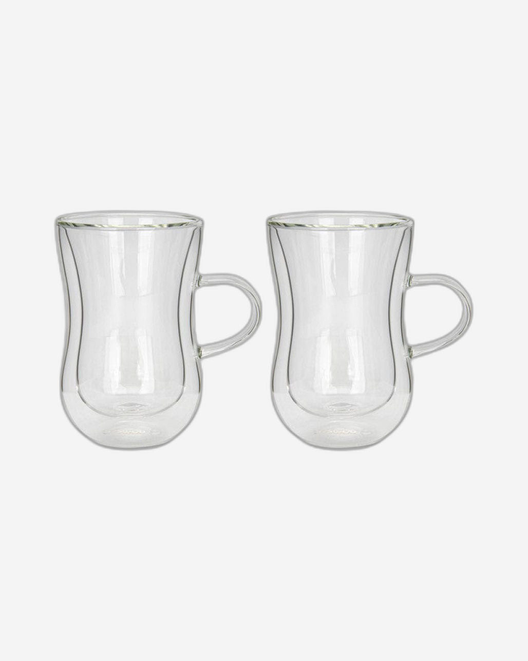 Fissman 2 Piece Double Wall Cups 150 Ml Borosilicate Glass
