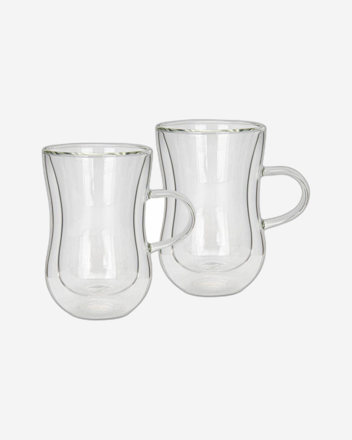 Fissman 2 Piece Double Wall Cups 150 Ml Borosilicate Glass