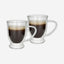 Fissman Double Wall Mugs Borosilicate 2Pc 270ml