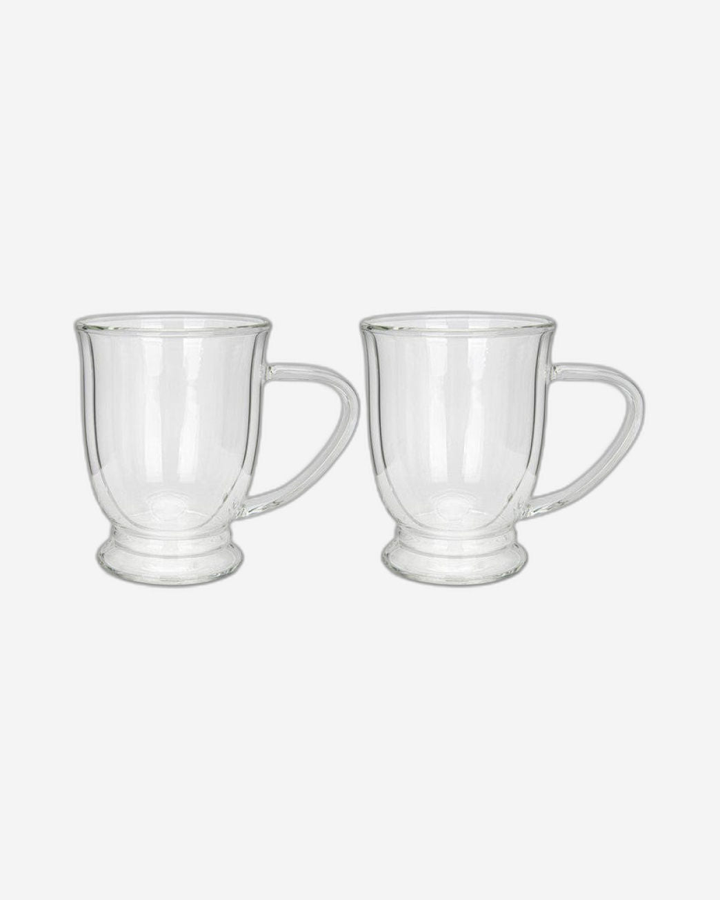 Fissman 2 Piece Double Wall Mugs 270 Ml Borosilicate Glass