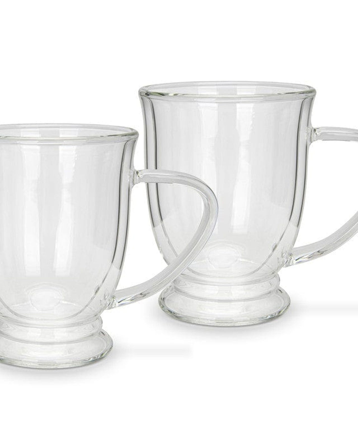 Fissman 2 Piece Double Wall Mugs 270 Ml Borosilicate Glass
