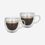 Fissman 2 Piece Double Wall Mugs 300 Ml Borosilicate Glass