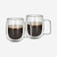 Fissman Double Wall Mugs Borosilicate 2Pc 300ml