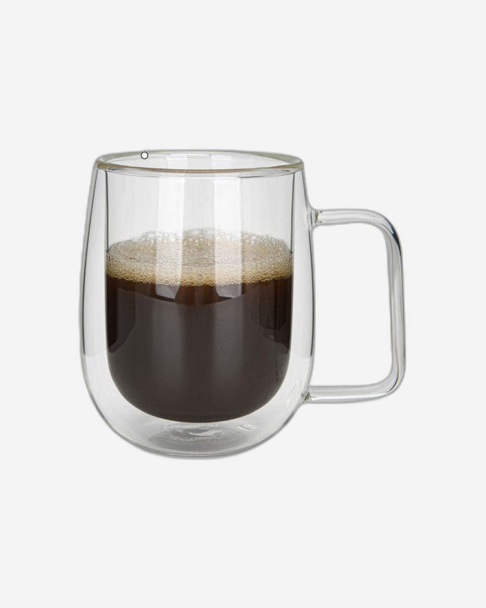 Fissman Double Wall Mugs Borosilicate 2Pc 300ml