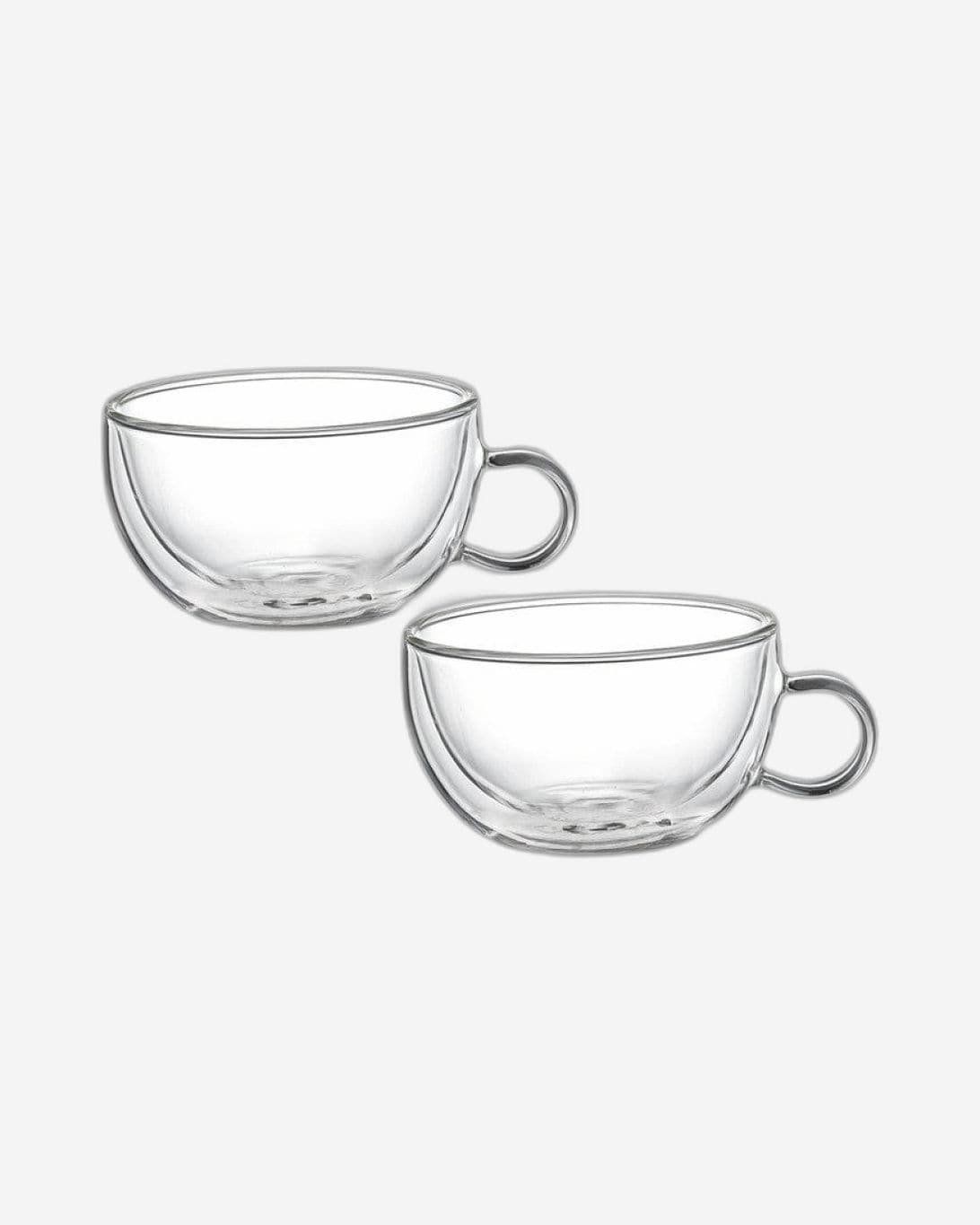 Fissman Double Wall Cups Borosilicate 2Pc 330ml