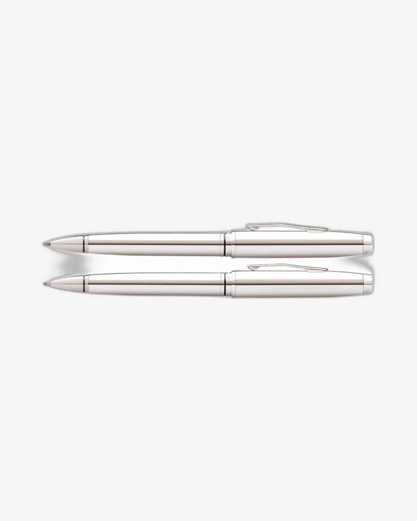 CROSS Coventry Polished Chrome Pen and Pencil Gift Set - AT0661-7