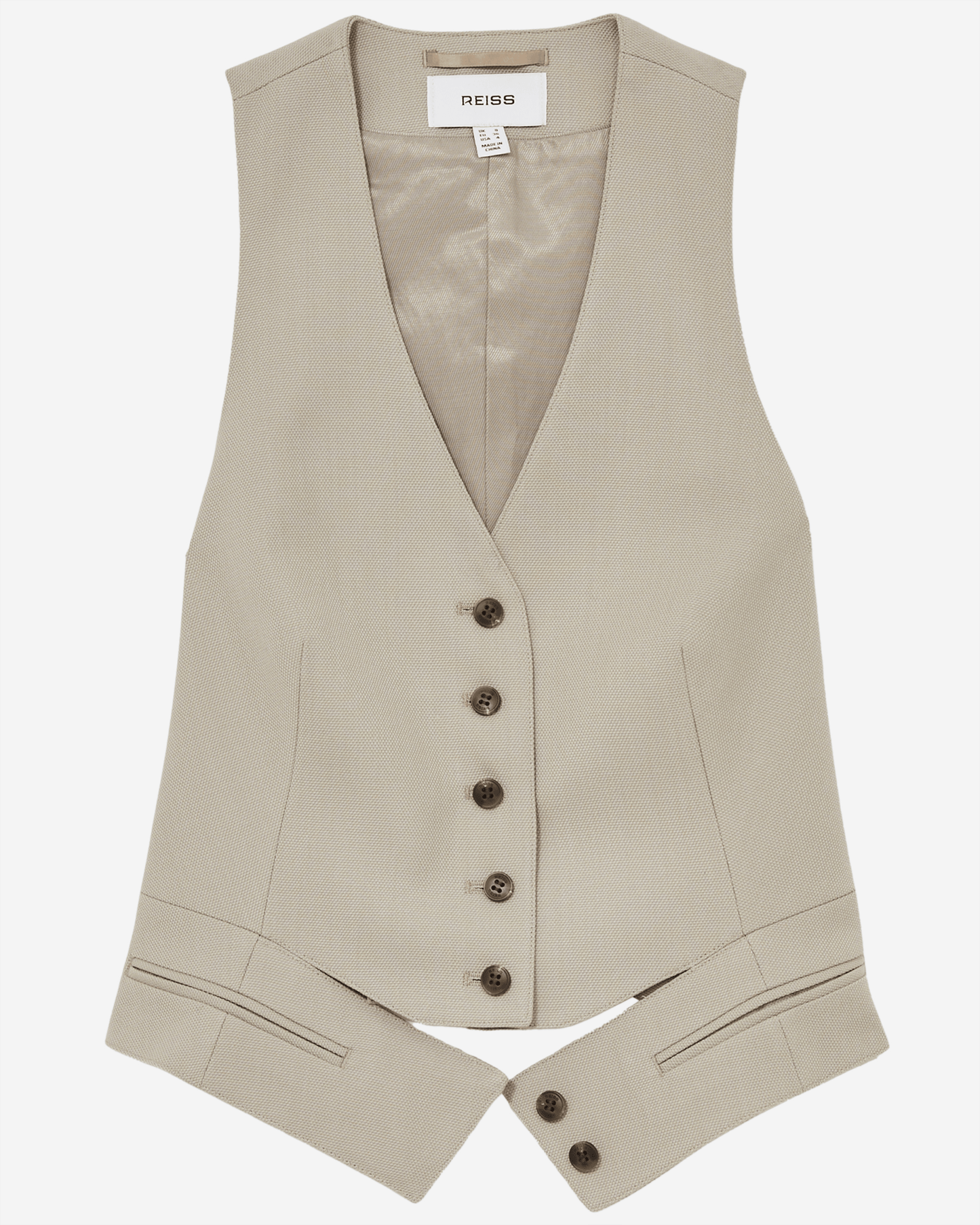 Reiss Texture Waistcoat