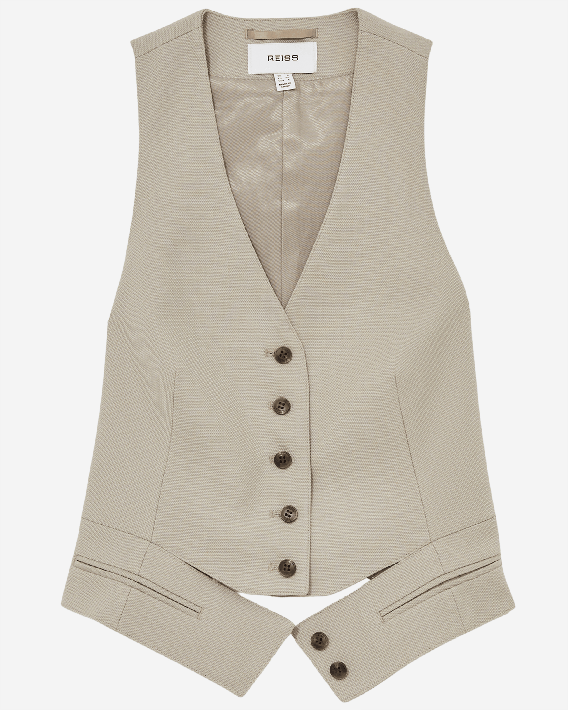 Reiss Texture Waistcoat