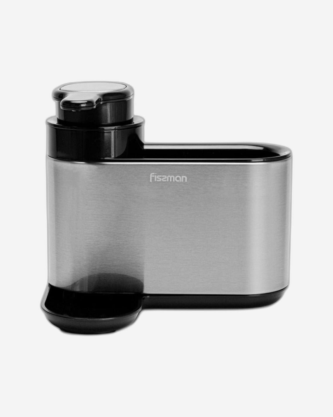 Fissman Kitchen Sink Caddy 16cm Organizer with Built-in Soap Dispenser with Sponge Holder