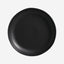 Organic Round Platter Large Stoneware 36Cm Black Matte Made In Brazil