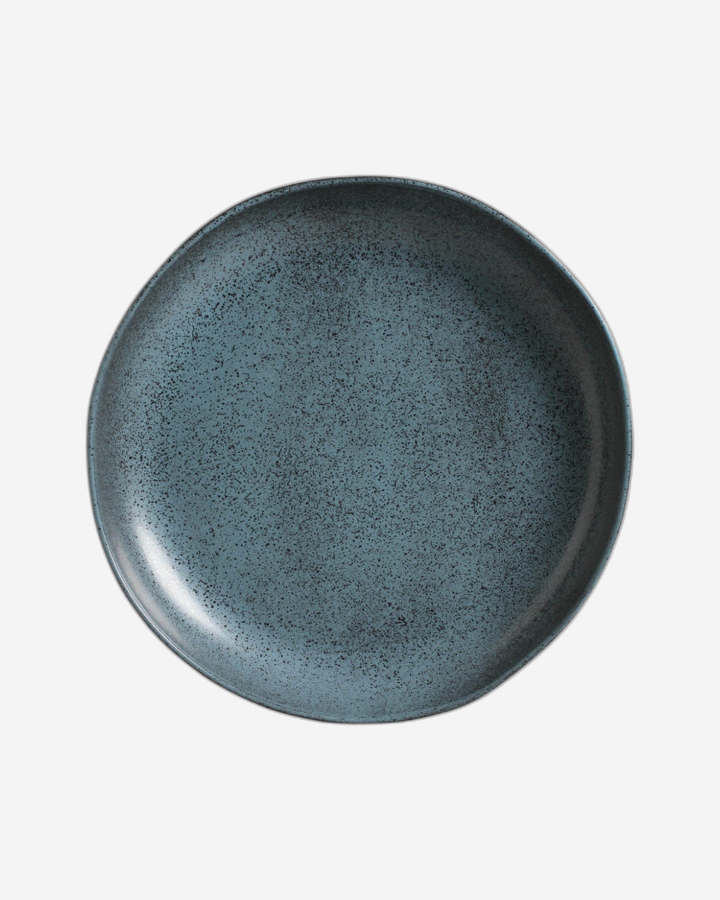 Organic Round Platter Large Stoneware 36Cm Night Sky Made In Brazil