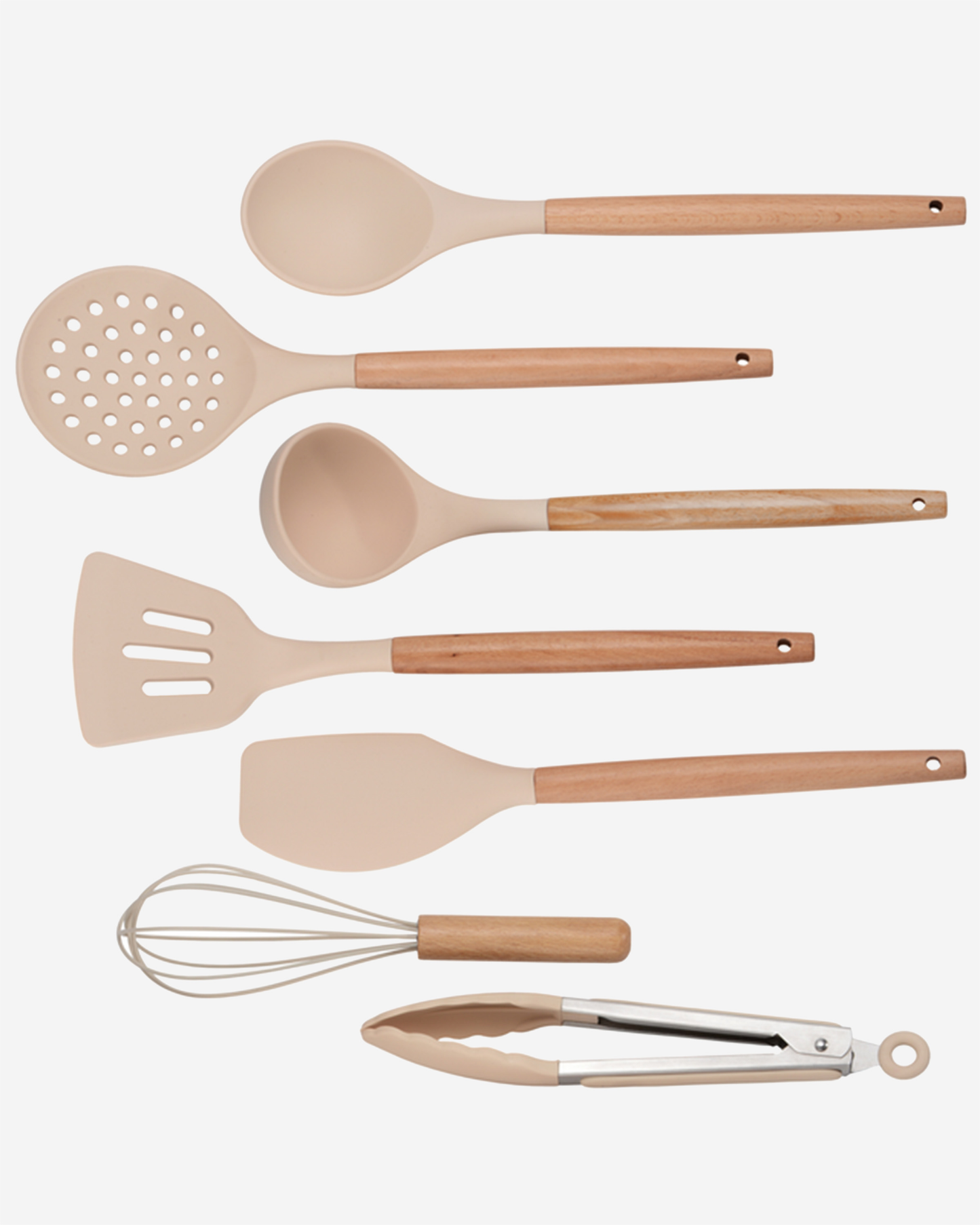 Fissman Silicone Kitchen Tools Set with Holder 8 Piece