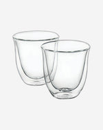 De'Longhi 2 Piece Cappuccino Glasses