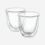De'Longhi 2 Piece Cappuccino Glass Set
